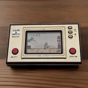 Nintendo Game & Watch Chef Vintage 1983 Clock