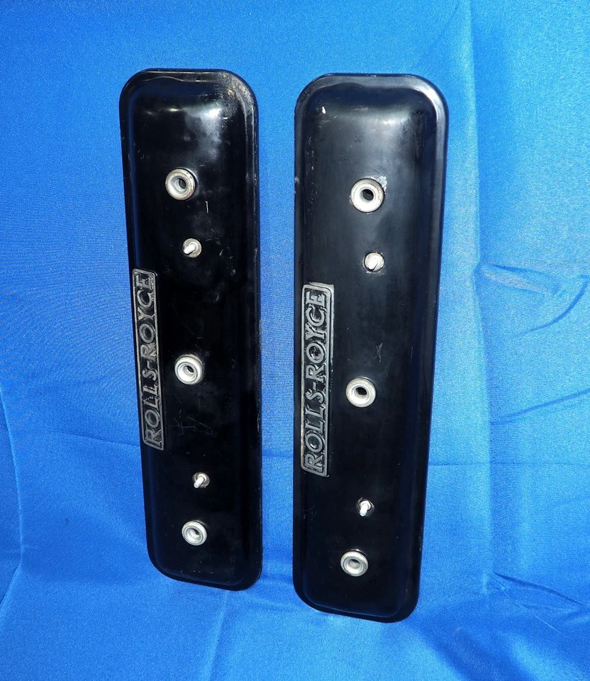 Rolls Royce Silver Shadow & Corniche V8 Левые и Правые Крышки Качелей Клапанов Оригинальные Изящные - Изображение 1 из 4