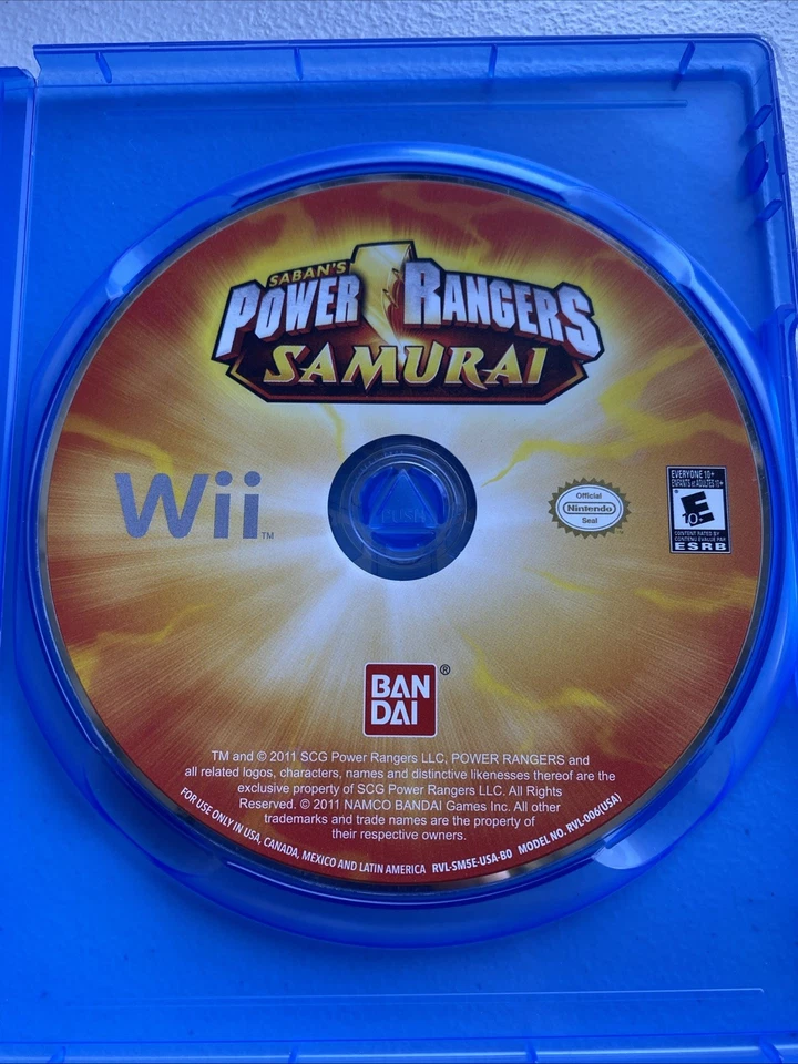 Power Rangers Samurai (Nintendo Wii, 2011) DISK ONLY - Image 1 of 1