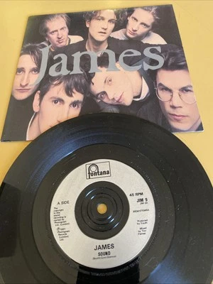 James -Sound 7" vinyl single record  JIM9 FONTANA 1991 Pic Cover - Image 1 of 4