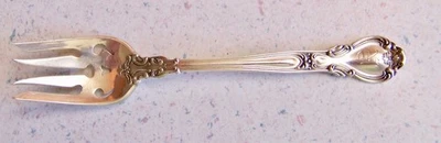 HORQUILLA RAMEKIN Gorham CHANTILLY plata esterlina - mono - 4,75" Foto 1 de 4