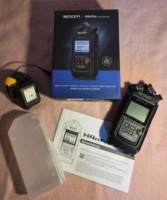 Zoom H4n Pro 4 Channel Recorder with Accessories, Original Box, Like New, Immaculate - Image 1 of 4