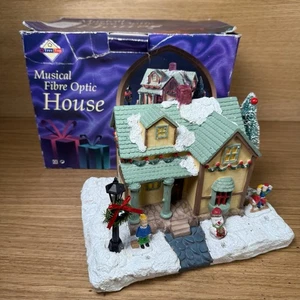 Casa musical de fibra óptica de Navidad por TreeTop (probada y funcionando - luces/música) - Imagen 1 de 23