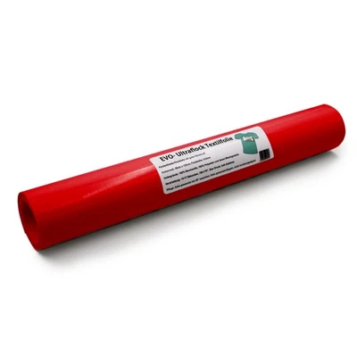 Evo Ultraflock Flock Folie 30x125cm Textilfolie f. Plotter Flockfolie 006 Rot - Bild 1 von 4