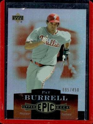 Upper Deck Epic Pat Burrell #95/450 Phillies 2006 Foto 1 de 2