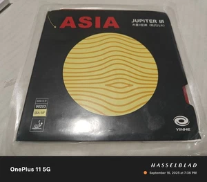 Nuovo Yinhe Jupiter lll 3 Asia ping pong gomma adesiva rosso 38 ping pong gomma - Foto 1 di 2