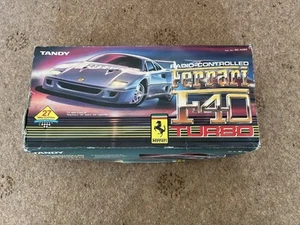 Remote Control Tandy Ferrari F40 Boxed Vintage - Picture 1 of 11