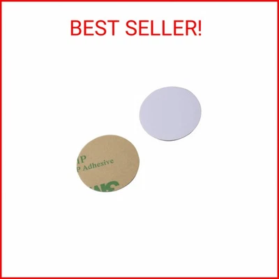 ETEKJOY 10 PCS Writable 125kHz RFID Sticker Coin Adhesive Back T5577 Proximity I
