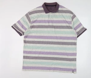 James Pringle Men's Multicoloured Striped Polo L - Picture 1 of 12