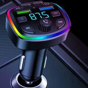 B-T MP3 Player In Vehicle Charging 5V-3.1A Output High Universality Fitment - Zdjęcie 1 z 8