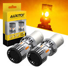 AUXITO BAU15S 1156 LED Turn Signal Light Amber Canbus No Hyper Flash Error Free