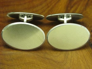 835 Argento Gemelli/Ovale / Parzialmente Dorato / Vero Argento / 8,7g - Foto 1 di 3