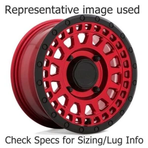 Black Rhino 1470PKR364156R32 Wheel Rim Parker UTV Candy Red w/ Black Lip 14x7 - Picture 1 of 3