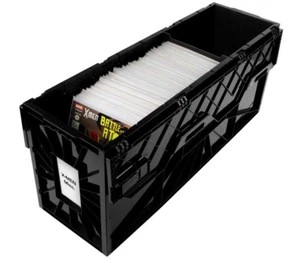 BCW LONG Comicbuch Aufbewahrungsbox Mülleimer strapazierbar Kunststoff stapelbar Halter 300 Taschen - Bild 1 von 11