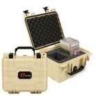 Waterproof Graded Card Storage Box Deep Travel Case Slab Holder&Protector Beige