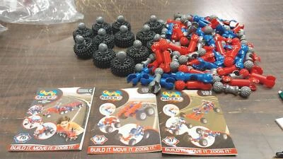 89 PCS Zoob Racers Car Trucks Design Kit Modeling 3 Guide Books Toys Plastic - Image 1 of 4