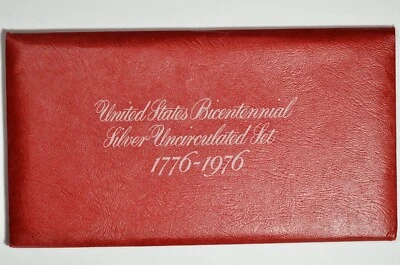 Conjunto Perfeito de Prata 1976 - Envelope Vermelho com COA - SEM MOEDAS! - Imagem 1 de 4
