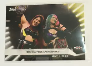 Io Shirai #37 WWE NXT Topps 2021 Womens Division Wrestling Trading Card. - Picture 1 of 3