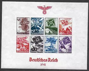 German Reich stamps 1941 private Sheet or PROOF Sheet? MNH VF - Picture 1 of 1