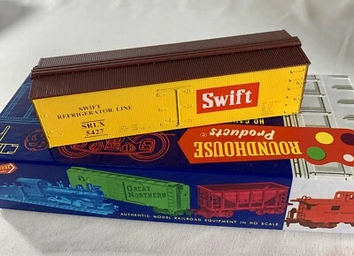 Roundhouse HO Scale #3181 (Rd #5423) Swift (Yellow) 36' Meat Reefer Kit Vintage - Image 1 of 4