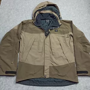 Giacca uomo Haglofs Gore-Tex taglia M marrone Pro-Shell ventilata leggera - Foto 1 di 19