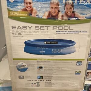 Intex 12' x 30" Easy Set Above Ground Swimming Pool & Filter Pump 28131EH