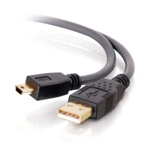 Ultima™ USB 2.0 A to Mini-B Cable-[6.6ft (2m)-16.4ft (5m)]-C2G - Picture 1 of 5