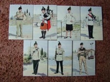 ALIX BAKER 7 Card Set No 18 THE ROYAL IRISH REGIMENT.