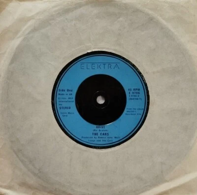 The Cars-Drive/Stranger Eyes Vinyl 7" Single.1984 Elektra E 9706. - Image 1 of 4