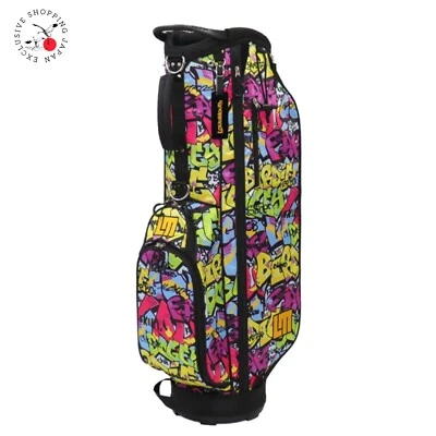 Loudmouth Golf Cart Bag 8.5" x 47" Unisex 4-way Lightweight 2025 Tags Neon New - Image 1 of 4