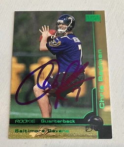 Chris Redman Auto Signed 2000 Fleer Skybox Card Ravens Falcons - Picture 1 of 1