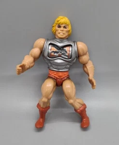Vintage 1981-1983 MOTU Battle Armor He Man With Soft Head No Weapons - Picture 1 of 14