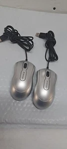 2X Kensington 72213 Silver 3 Buttons 1 x Wheel USB Wired Optical Mouse - Picture 1 of 8