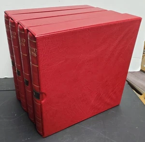 US Stamp Collection 1934-89 VF NH 99% Complete in 4 Lighthouse Albums+Slipcases - Picture 1 of 20