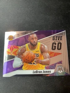 2019-20 Panini Mosaic Give and Go - #8 - LeBron James - Los Angeles Lakers - Picture 1 of 2