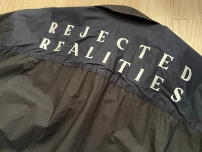 raf simons bicolor print shirts 48 size 'rejected realities' - Image 1 of 4