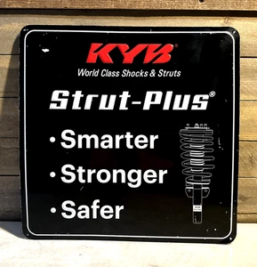 KYB Struts Vintage Automotive Advertising Metal Sign Shocks & Struts 18” - Picture 1 of 8