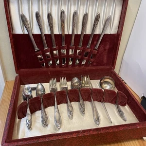 Antiguo Juego de 54 Piezas Plato Comunitario Platería “Sello-Anit Brillante-Tatnish” - Imagen 1 de 14