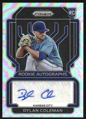 2022 Panini Prizm Rookie Autographs Prizms Silver #98 Dylan Coleman - Image 1 of 2
