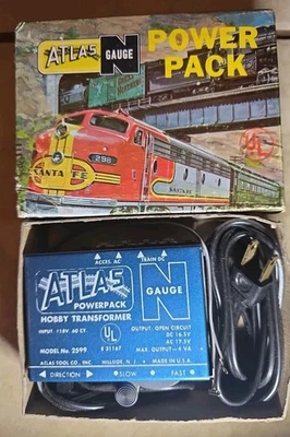Paquete de alimentación transformador calibre N Atlas, 118V, n.º 2860-600, en caja Foto 1 de 4