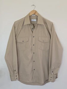 Bugatchi Umo Shaped Fit Shirt Mens Size Large Long Sleeve Button Up Pockets - Picture 1 of 13