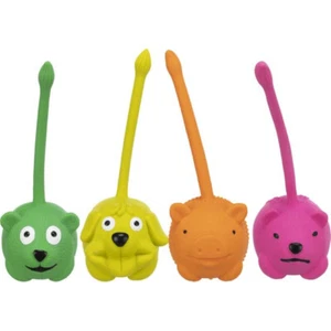 Bola facial de látex animal con cola para perros y cachorros Trixie - 6 cm - Imagen 1 de 6