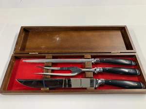 Vintage Coles Germany Besteck Steakmesser Gabel & Schärfset - Bild 1 von 6