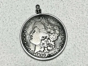 1886 - O Morgan Silver Dollar 90% Silver $1 United States US Coin Authentic - Picture 1 of 5