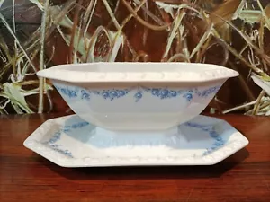 ROSENTHAL Classic Rose MARIA ROSENKANTE BLAU - edle große Sauciere - Bild 1 von 4