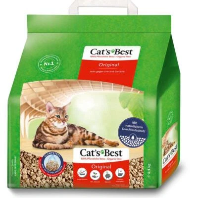 Cat's Best Original Extreme Absorbent Biodegradable Clumping cat litter *10L*NEW