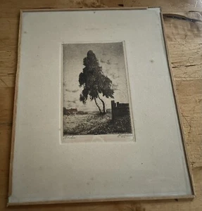 Radierung Worpswede - Bild 1 von 2