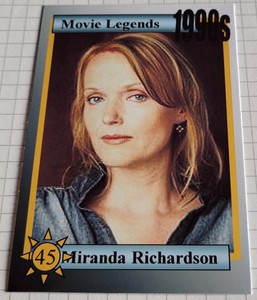 Movie Star MIRANDA RICHARDSON | Portrait Photo - Trading Card #4890