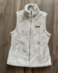 Gilet donna Patagonia Los Gatos full zip grigio drifter taglia media Athlesuire - Foto 1 di 5