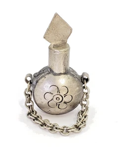 Marokkanische Berber Handarbeit Kohl Eyeliner Metall Flasche - Bild 1 von 6